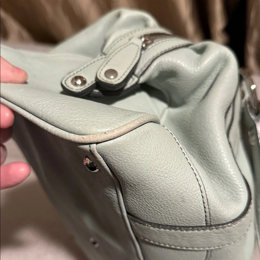 MCM Mint Green Satchel Bag